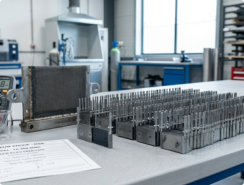 Titanium Electrode Manufacturing